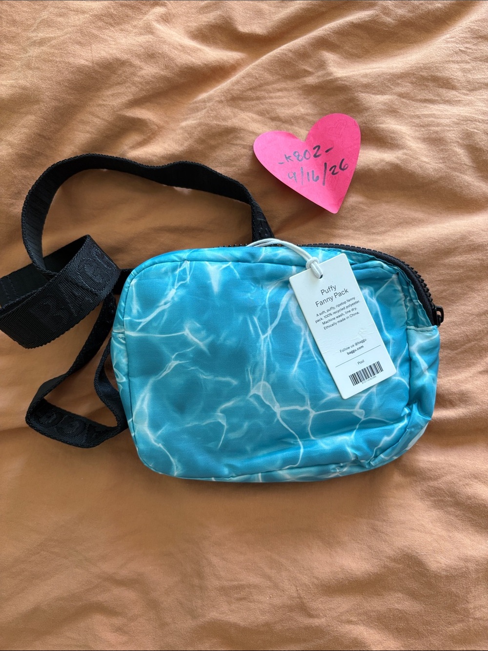BNWT Pool Baggu Puffy Fanny Pack